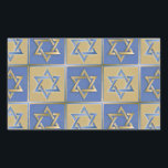 Sticker Rectangulaire Judaica Star de David Metal Gold Blue<br><div class="desc">You are viewing The Lee Hiller Design Collection. Appareil,  Venin & Collectibles Lee Hiller Photofy or Digital Art Collection. You can view her her Nature photographiy at at http://HikeOurPlanet.com/ and follow her hiking blog within Hot Springs National Park.</div>