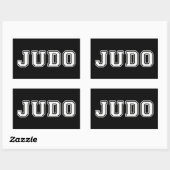 Sticker Rectangulaire Judo (Feuille)