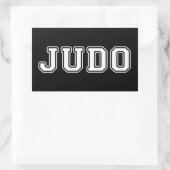 Sticker Rectangulaire Judo (Sac)