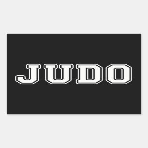 Sticker Rectangulaire Judo
