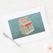 Sticker Rectangulaire Juke-box (Enveloppe)