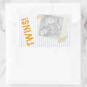 Sticker Rectangulaire jumeaux (Sac)