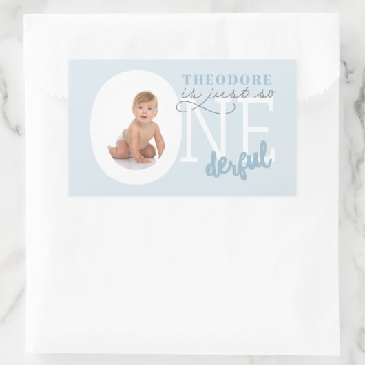 Sticker Rectangulaire juste pour ONE (Sac)