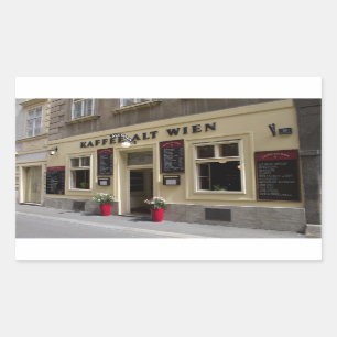Sticker Rectangulaire Kaffee Alt Wien, Vienne Autriche