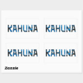Sticker Rectangulaire Kahuna (Feuille)