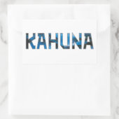 Sticker Rectangulaire Kahuna (Sac)
