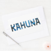 Sticker Rectangulaire Kahuna (Enveloppe)