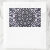 STICKER RECTANGULAIRE KALEIDOSCOPE PSYCHÉDÉLIQUE /MÉMOIRES MYSTIQUES (Sac)