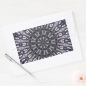 STICKER RECTANGULAIRE KALEIDOSCOPE PSYCHÉDÉLIQUE /MÉMOIRES MYSTIQUES (Enveloppe)