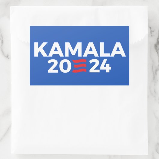 Sticker Rectangulaire Kamala 2024 (Sac)