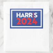 Sticker Rectangulaire Kamala Harris 2024 (Sac)
