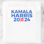 Sticker Rectangulaire Kamala Harris 2024 (Sac)