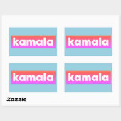Sticker Rectangulaire Kamala Harris 2024 (Feuille)