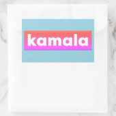 Sticker Rectangulaire Kamala Harris 2024 (Sac)