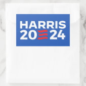 Sticker Rectangulaire Kamala Harris 2024 (Sac)