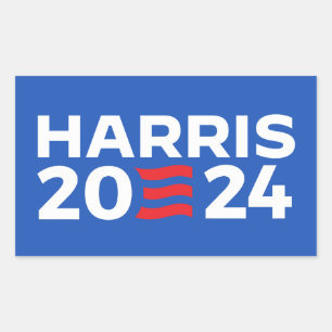 Sticker Rectangulaire Kamala Harris 2024