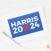 Sticker Rectangulaire Kamala Harris 2024 (Enveloppe)