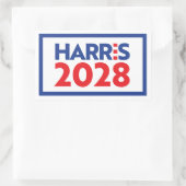 Sticker Rectangulaire Kamala Harris 2028 (Sac)