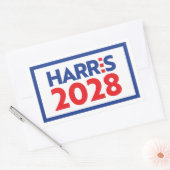 Sticker Rectangulaire Kamala Harris 2028 (Enveloppe)