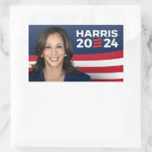 Sticker Rectangulaire Kamala Harris pour le président 2024 (Sac)