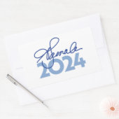 Sticker Rectangulaire Kamala Harris Signature 2024 (Enveloppe)