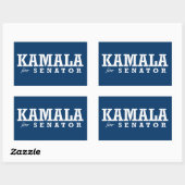 STICKER RECTANGULAIRE KAMALA POUR LE SÉNATEUR (Feuille)