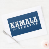 STICKER RECTANGULAIRE KAMALA POUR LE SÉNATEUR (Enveloppe)