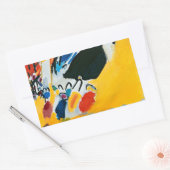 Sticker Rectangulaire Kandinski Impression III Concert Peinture Abstrait (Enveloppe)