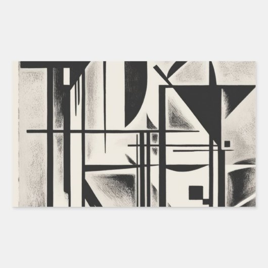 Sticker Rectangulaire Kandinsky (Devant)
