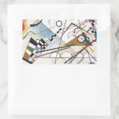 Sticker Rectangulaire Kandinsky 1923/composition viii/pixdecines (Sac)