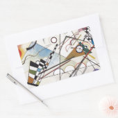 Sticker Rectangulaire Kandinsky 1923/composition viii/pixdecines (Enveloppe)