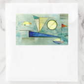 Sticker Rectangulaire Kandinsky - Haze, oeuvre abstraite, (Sac)