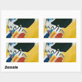 Sticker Rectangulaire Kandinsky Impression III Concert Peinture Abstrait (Feuille)