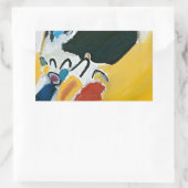 Sticker Rectangulaire Kandinsky Impression III Concert Peinture Abstrait (Sac)