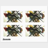 Sticker Rectangulaire Kandinsky Sur White II (Feuille)