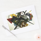 Sticker Rectangulaire Kandinsky Sur White II (Enveloppe)