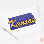Sticker Rectangulaire Kansas (Enveloppe)
