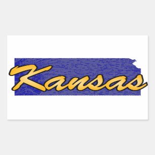 Sticker Rectangulaire Kansas