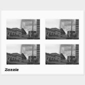 Sticker Rectangulaire Kansas City The Link Architecture (Feuille)