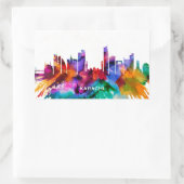 Sticker Rectangulaire Karachi Pakistan (Sac)