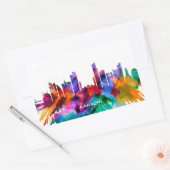 Sticker Rectangulaire Karachi Pakistan (Enveloppe)