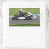 Sticker Rectangulaire Kart Racing (Sac)