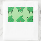 Sticker Rectangulaire kawaii Ketupat (Sac)