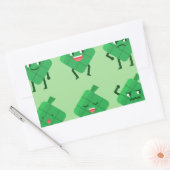 Sticker Rectangulaire kawaii Ketupat (Enveloppe)