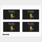 Sticker Rectangulaire Kayak Chick #4 (Feuille)