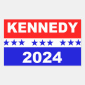 Sticker Rectangulaire Kennedy 2024 (Devant)