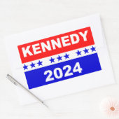 Sticker Rectangulaire Kennedy 2024 (Enveloppe)