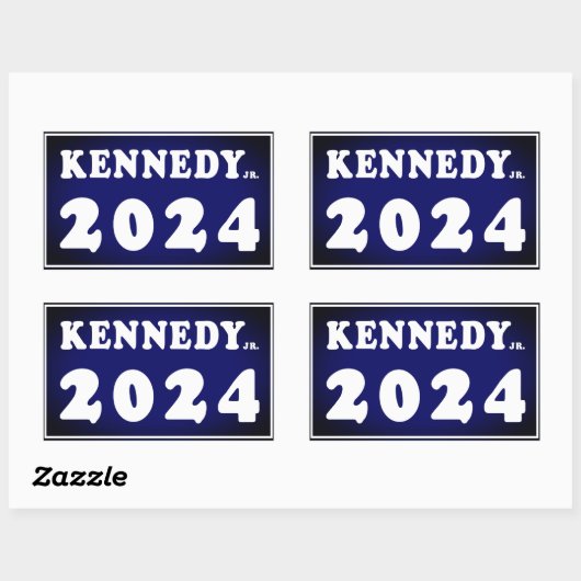 Sticker Rectangulaire Kennedy Jr. 2024 (Feuille)