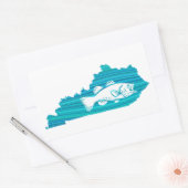 Sticker Rectangulaire Kentucky Wave Fishing (Enveloppe)