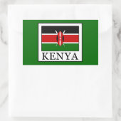 Sticker Rectangulaire Kenya (Sac)